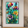 (US Local)Glass Flower- Round/Square AB Drills Diamond Painting(45x75cm)