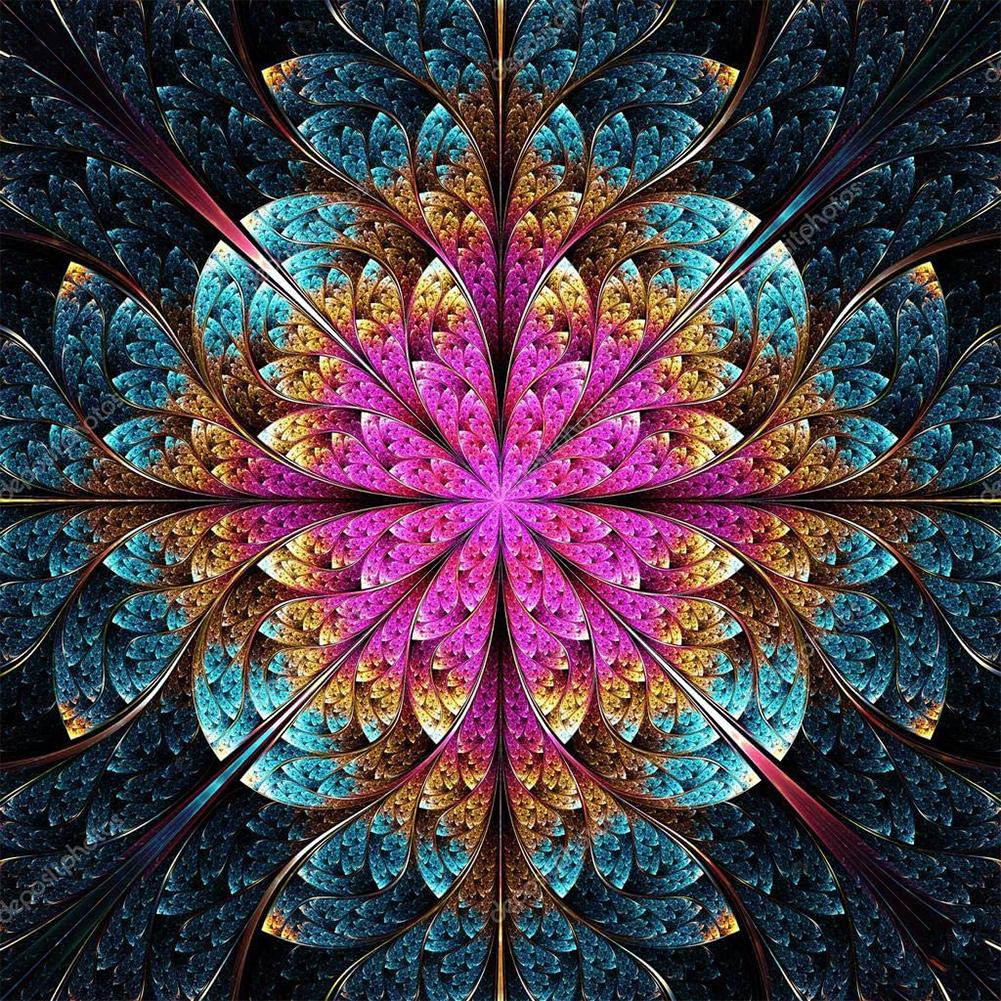 

Geometric Mandala-Round Drill Diamond Painting-30*30CM, 501 Original