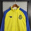 2022/2023 Al-Nassr Reversible Windbreaker (Yellow-Beige) Football Shirt 1:1 Thai Quality