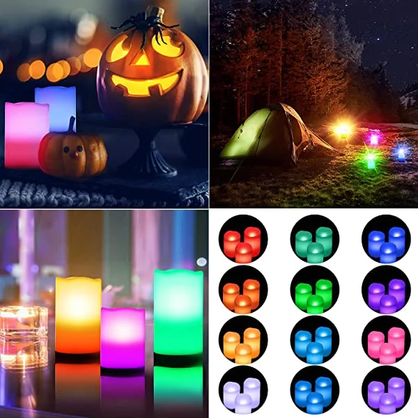 Electronic remote control candle light holiday decoration