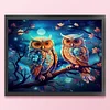 Owls - 9CT Full Beaded Cross Stitch Kit(52x40cm)