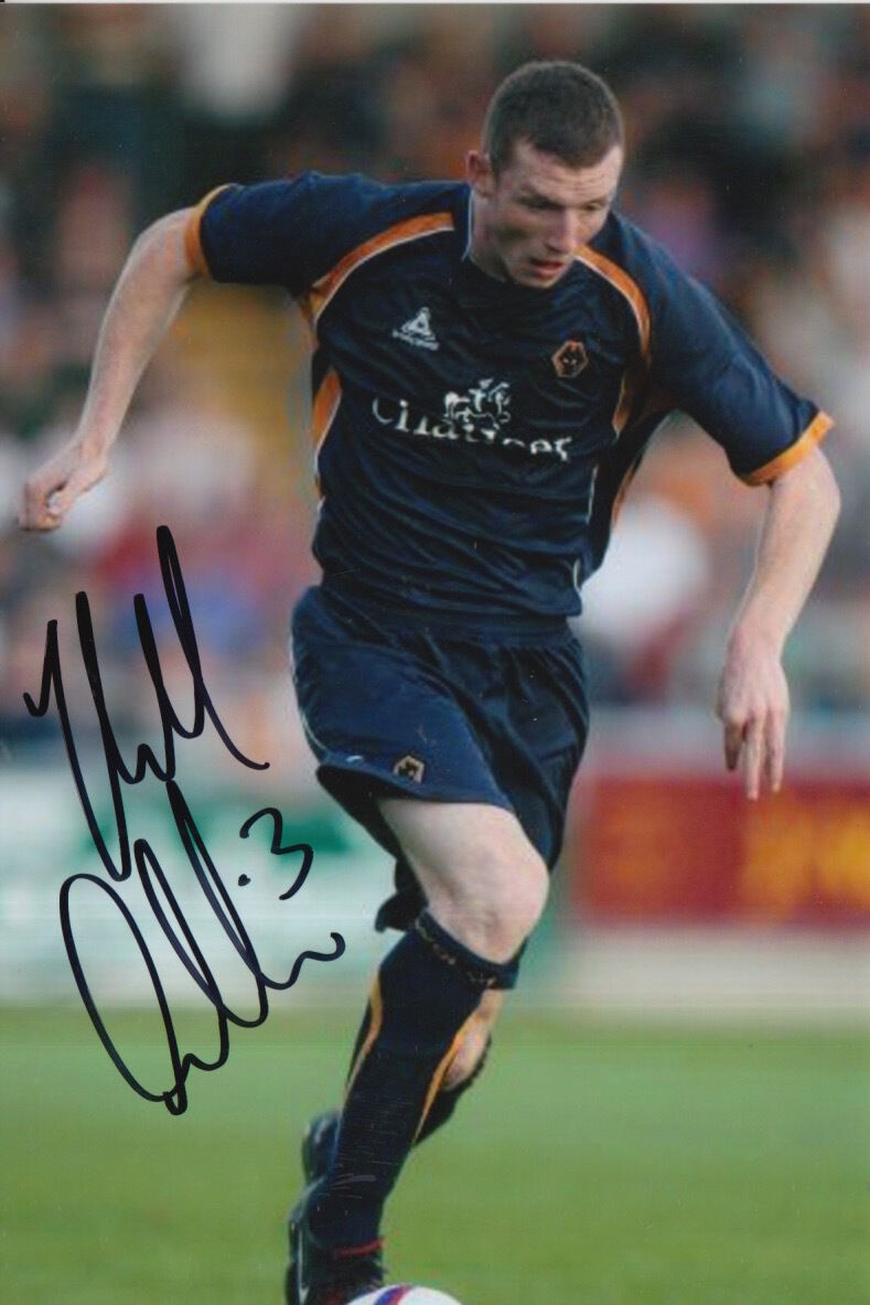 WOLVES HAND SIGNED NEIL COLLINS 6X4 Photo Poster painting.