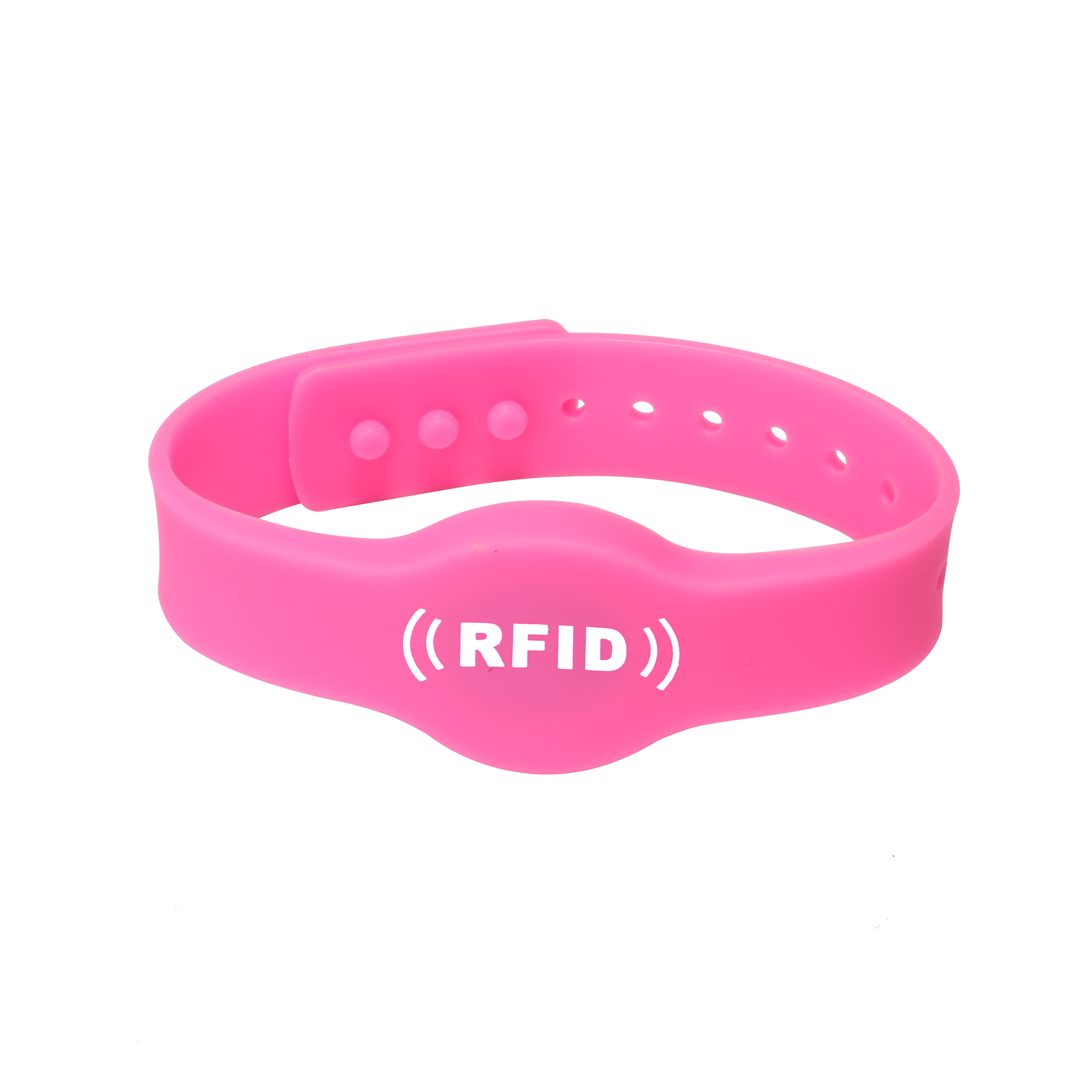 Factory price customized Passive 125khz chip TK4100 Waterproof rfid silicone wristband 7