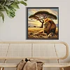 Diamond Painting-DIY Full Round Drill Lion(40*40CM)