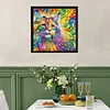 Kits de peinture en diamant partiel en forme sp&eacute;ciale de chat color&eacute; 5D DIY pour adultes d&eacute;butants d&eacute;coration int&eacute;rieure diamants et kits d&rsquo;art pr&eacute;cie