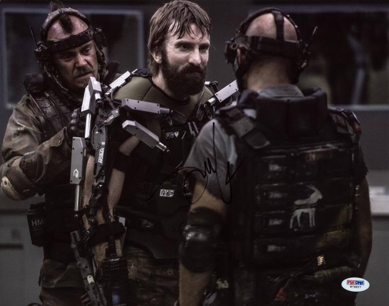 Sharlto Copley Elysium Signed Authentic 11X14 Photo Poster painting Autographed PSA/DNA #W79827