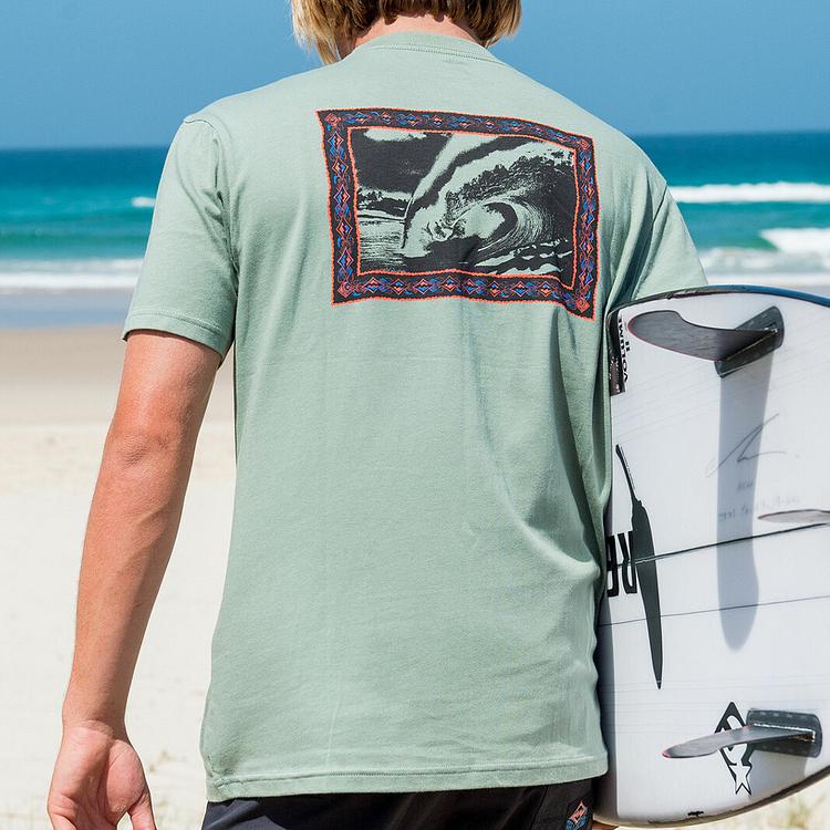 Vintage Surf Oversized Short Sleeve Athletic T-Shirt 6bff