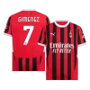GIMENEZ #7 AC Milan Home Soccer Jersey 2024/25