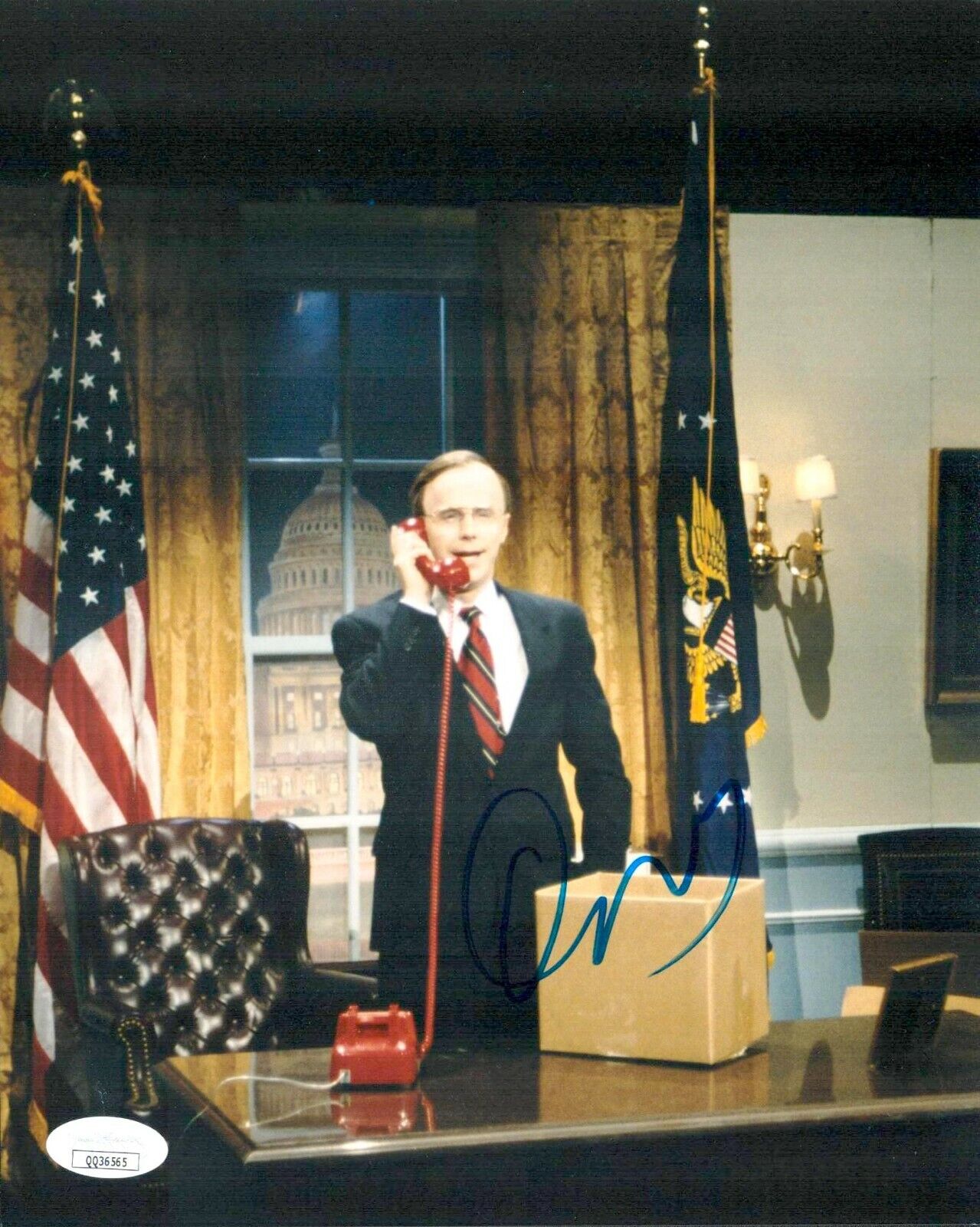 DANA CARVEY Signed SNL PRESIDENT BUSH 8x10 Photo Poster painting Autograph JSA COA Cert