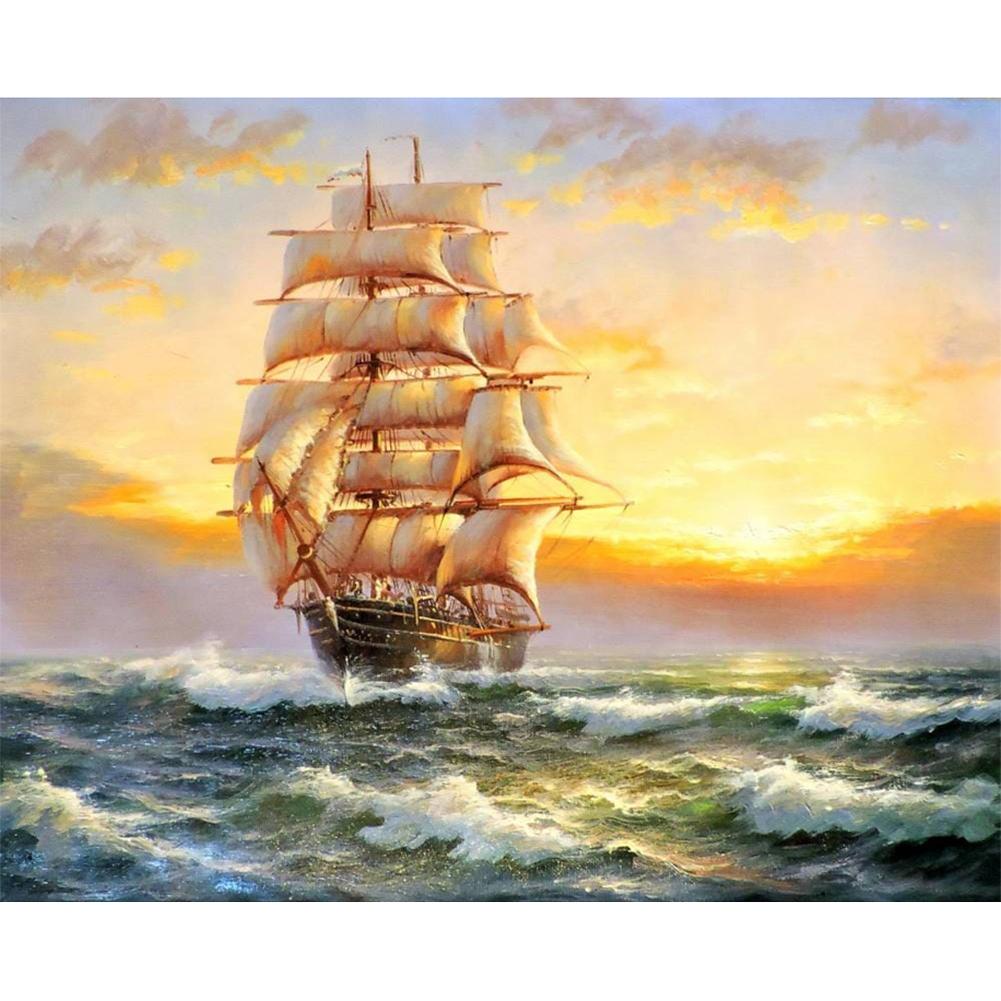 

40x50cm - Paint By Numbers Vessel, 501 Original