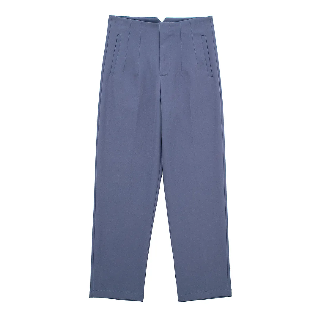 Athvotar Athvotar Workplace Women's Display High Waist Waist Suit Trousers 38 Color Reduced Age And Ankle Pants