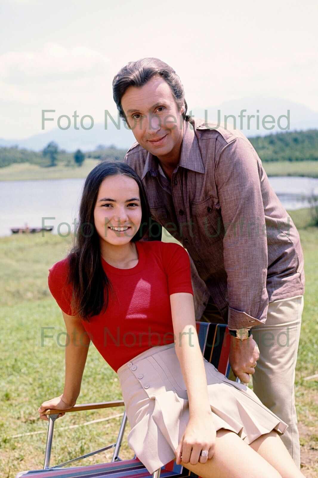 Marietta Schupp - Peter Alexander 20 x 30 cm Foto nicht signiert (Nr 2-1