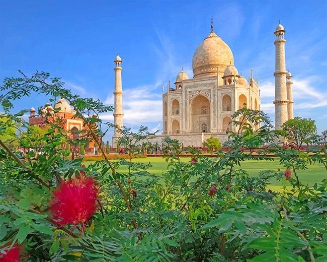 

Taj Mahal India – Paint By Numbers - 40*50CM, 501 Original