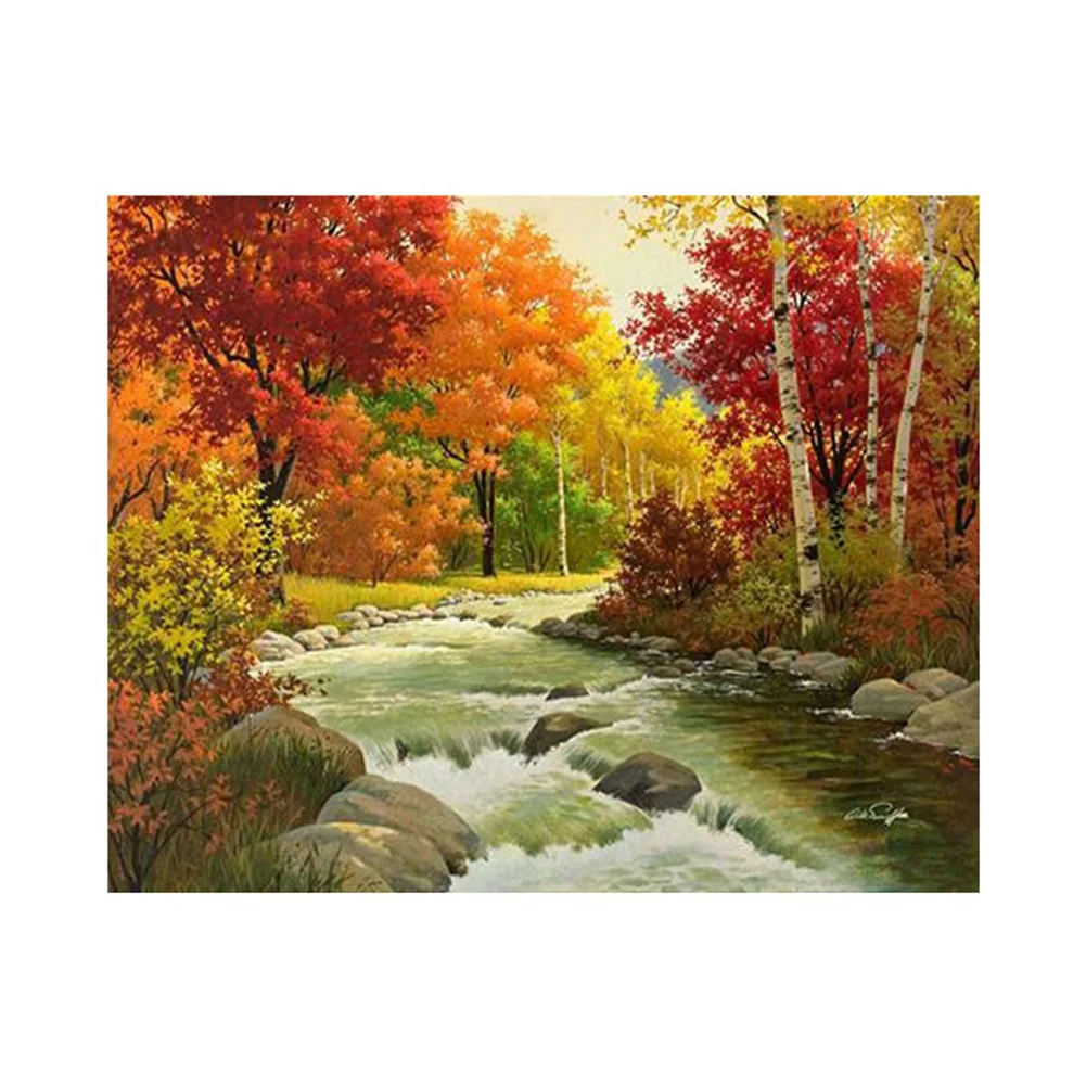 Four Season Scenery - Full Round - Diamond Painting