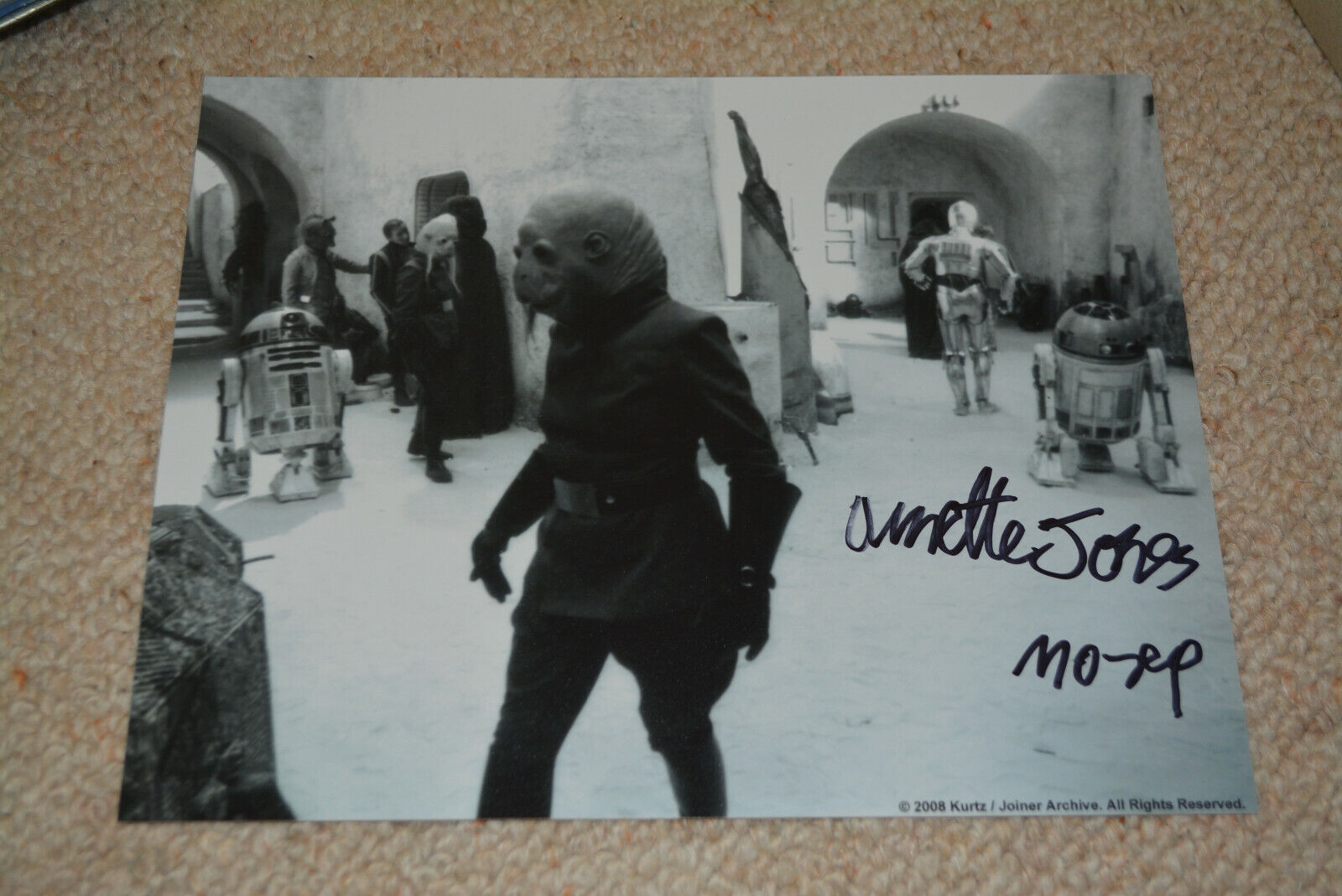 ANNETTE JONES signed autograph 8x10 In Person (20x25 cm) STAR WARS Mosep