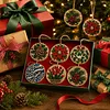 6pcs DIY Pearl Diamond Painting Christmas Tree Hanging Ornaments