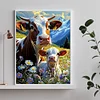 Diamond Painting-DIY Full Round Drill Cow
