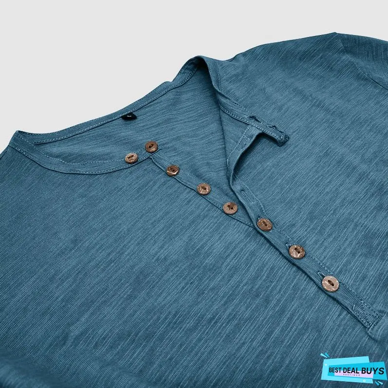 Blade Cotton Henley Shirt
