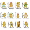 12pcs Lovely Cookie Shaped Ornament DIY Diamond Painting Keychain Kit