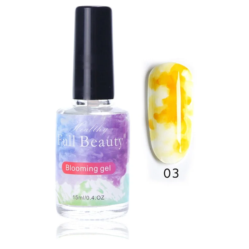 Marble Pattern Gradient Color Nail Polish Ink Smudges Lacquer Nail Art Nail Art Decoration Elegant Beautiful Nail Polish SANA889-Nail Inspo