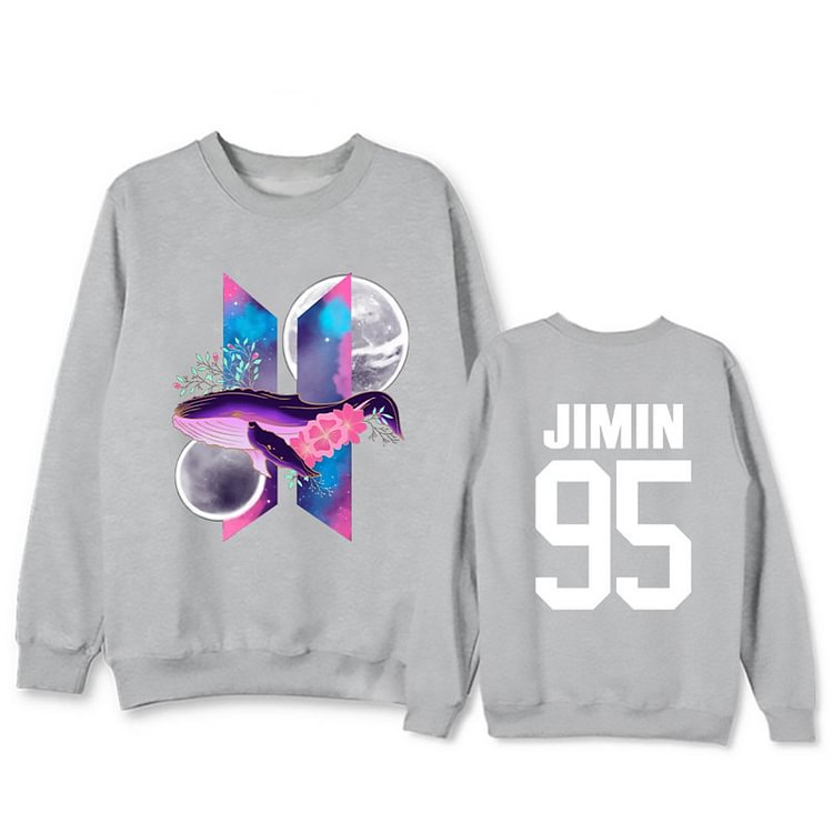 BTS Purple Whale Sweater