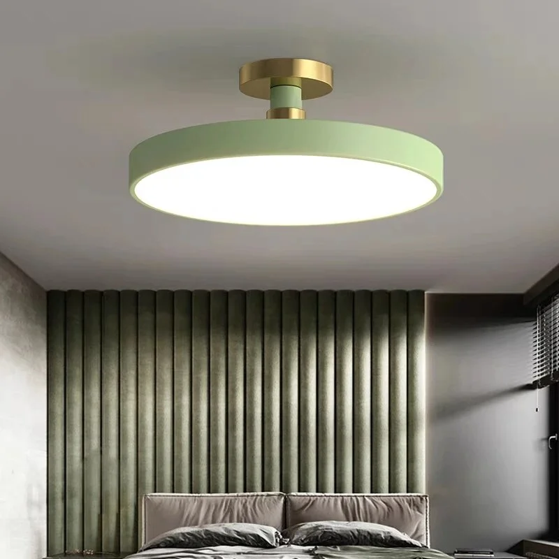 Modern  Led Ceiling  Lamp For Bedroom Round Simple LED Ceiling Chandelier For Living Room Aisle Dining Room Led Ceiling Lights