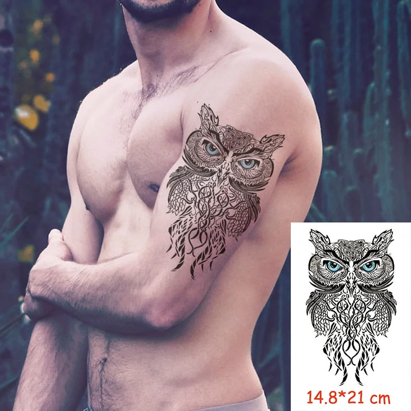 Waterproof Temporary Tattoo Sticker Pirate Ship Skull Flag Tatoo Water Transfer Fake Tatoo Flash Tatto Woman Man Kid 14.8*21 Cm