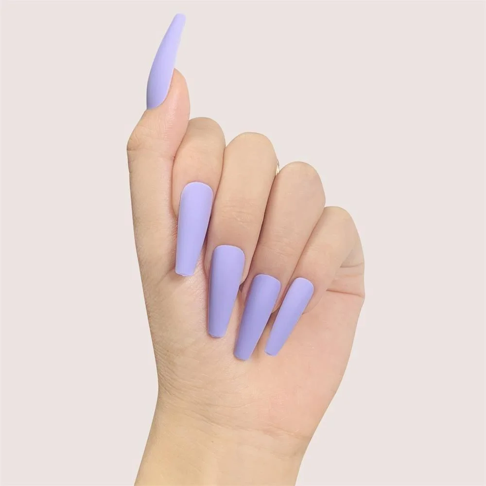 Professional Butterfly fake nails overhead coffin artificial nails tips with designs Long ballet press on nail false nails set 1029-1-Nail Inspo