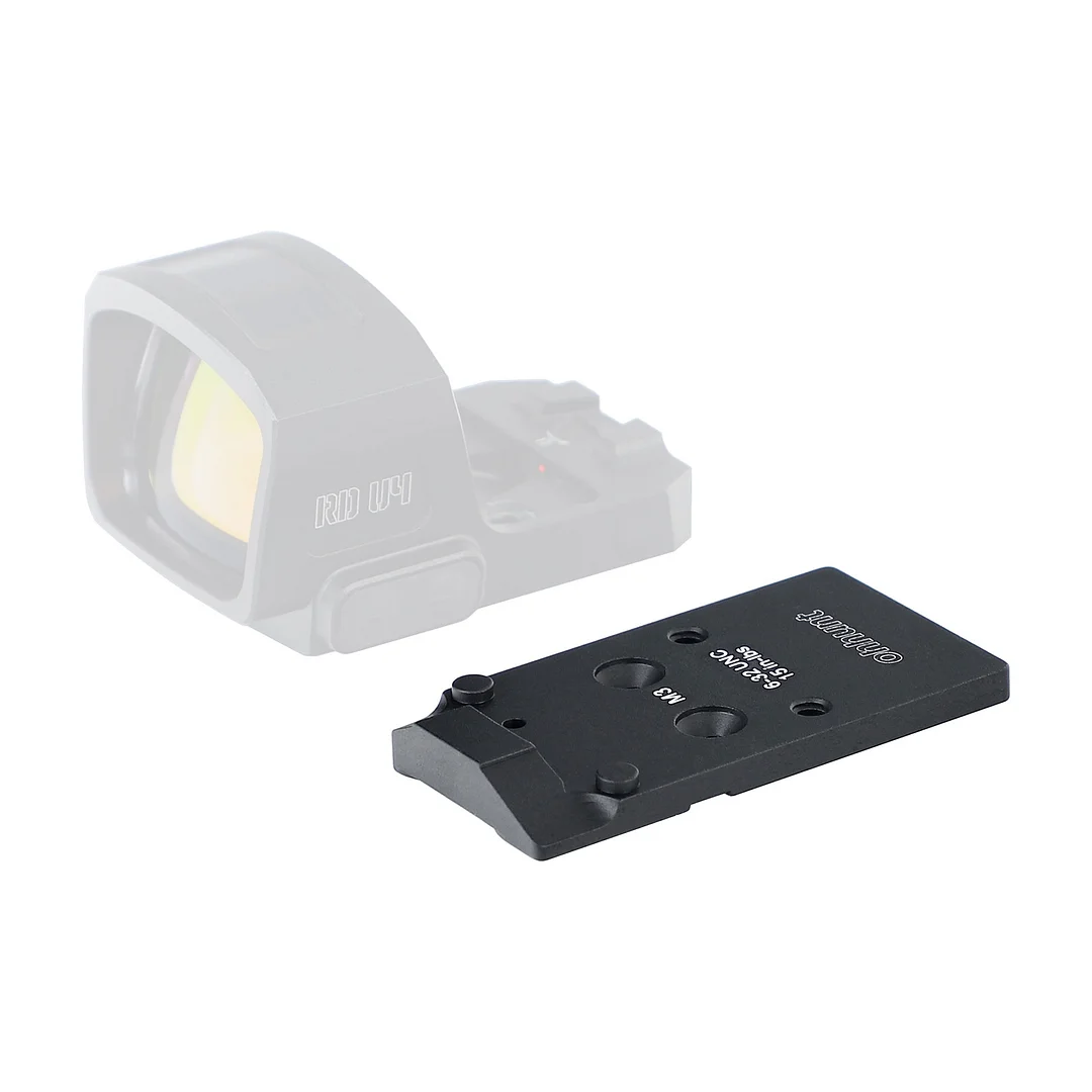 ohhunt&reg; CZ SHADOW 2 OR optic Adapter Plate for RMR / SRO Holosun 407C 507C 508T and RD-U2 RD-U4  CNC 7075-T6