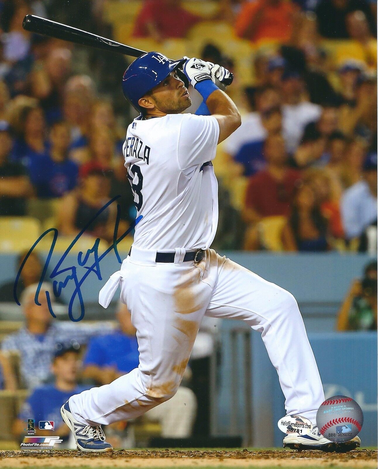 Autographed 8x10 JOSE PERAZA Los Angeles Dodgers Photo Poster painting - COA