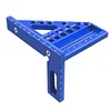 Woodworking Square Protractor Aluminum Alloy 3D Multi-Angle Measuring Ruler