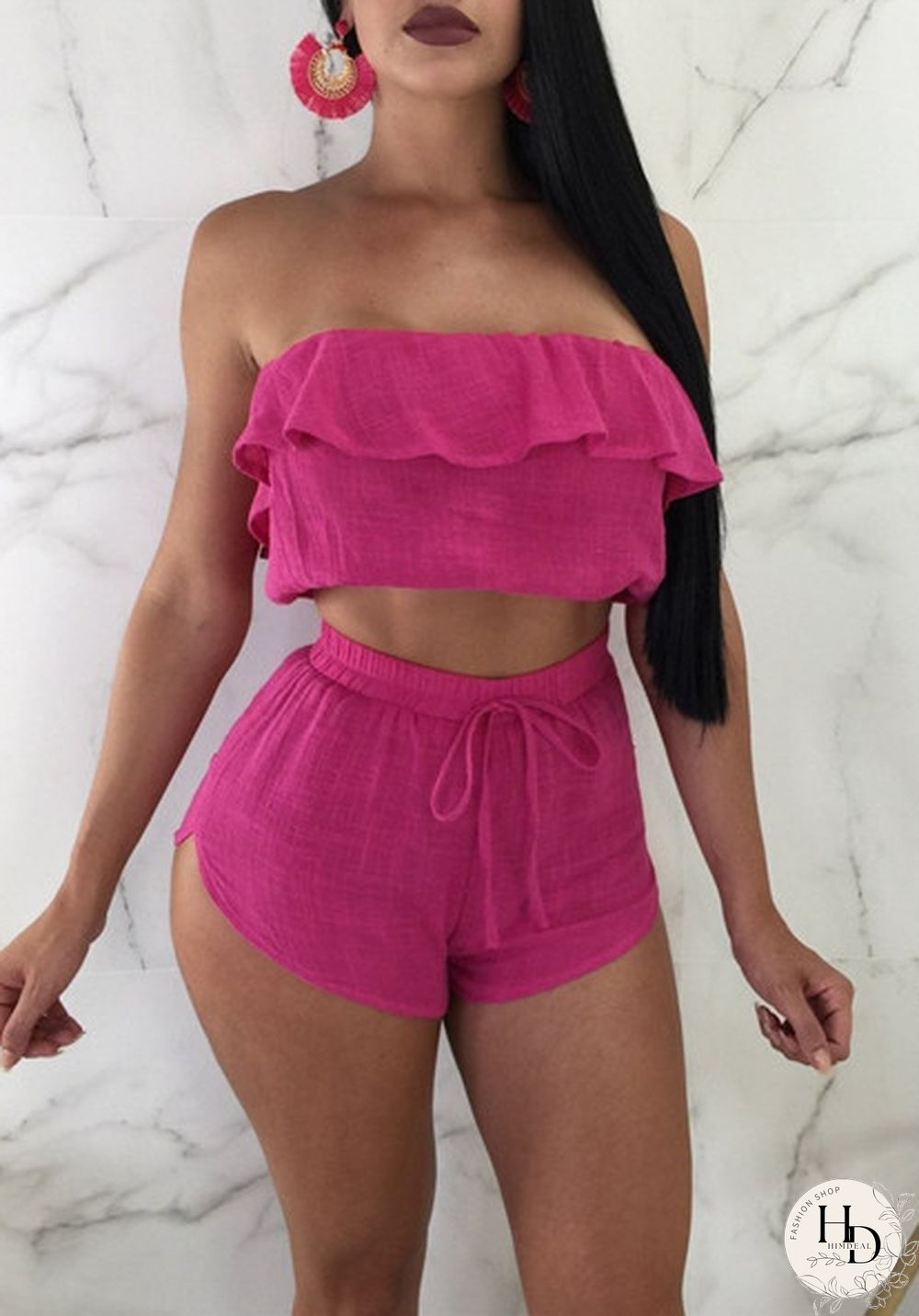 rose Polyester Backless Solid Fashion sexy Jumpsuits & Rompers