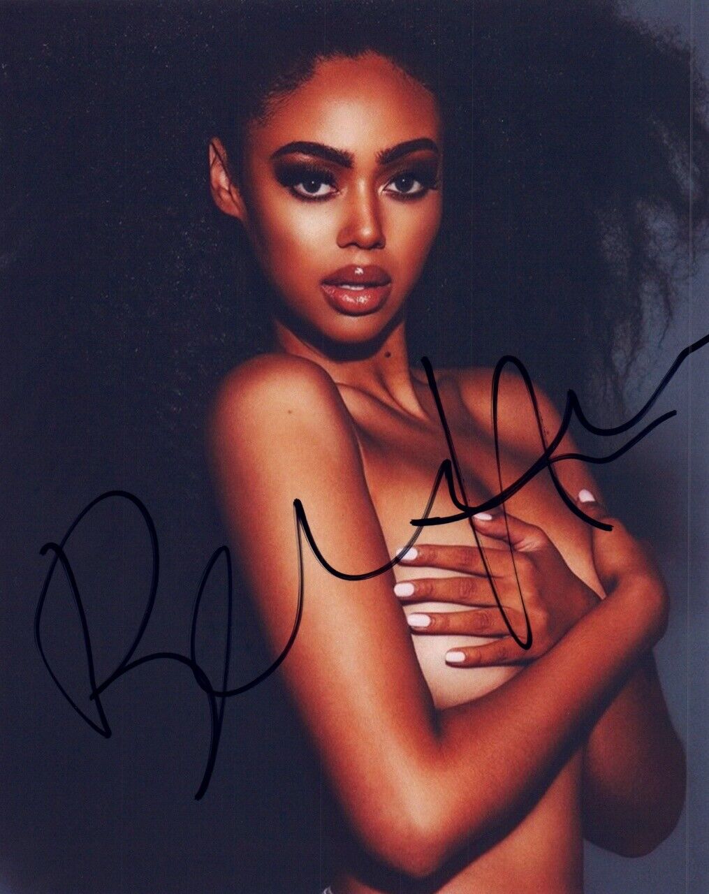 Bella Harris Signed Autographed 8x10 Photo Poster painting Hot Sexy Model COA