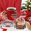 8pcs DIY Diamond Painting Coaster Kit - Christmas Gnome