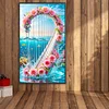 Diamond Painting - Full Round Drill - Harp(Canvas|40*70cm)