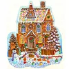 uk.everydayedeals (Limited Stock)Diamond Painting - Round AB Drills - Xmas Biscuit(45*45cm)