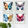 Butterfly - Full Embroidery 3 Strands 11CT Stamped Cross Stitch - 45*45CM