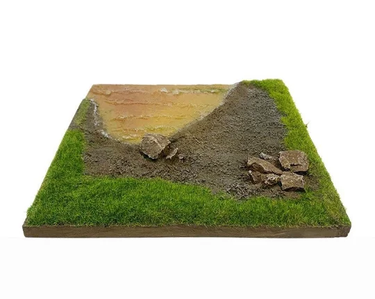 pornhint Pornhint Gundam Model Figure Soldiers Finished Platform Wild Scene Tank Anime Military Resin Decoration Sand Table Material Boardgame Tile