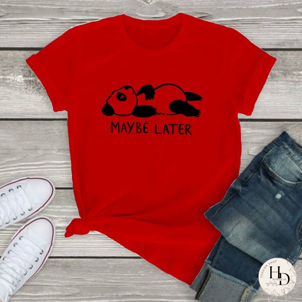 Women Maybe Later Cute Graphic Tee Shirts Summer Ideas