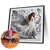 Dress Girl-Full Round Diamond Painting(40x40cm)