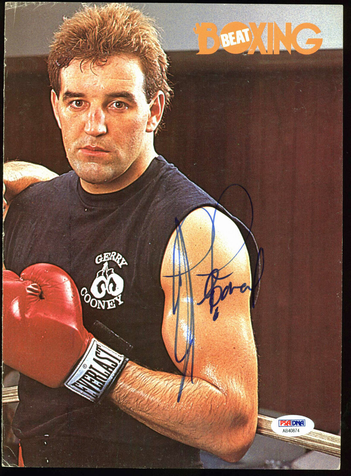 Gerry Cooney Authentic Signed 8x11 Boxing Magazine Page Photo Poster painting PSA/DNA #AB40874