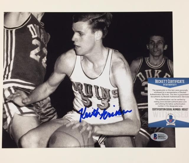 KEITH ERICKSON Signed UCLA Bruins 8x10 Photo Poster painting w/ BAS Beckett Witness COA * RARE *