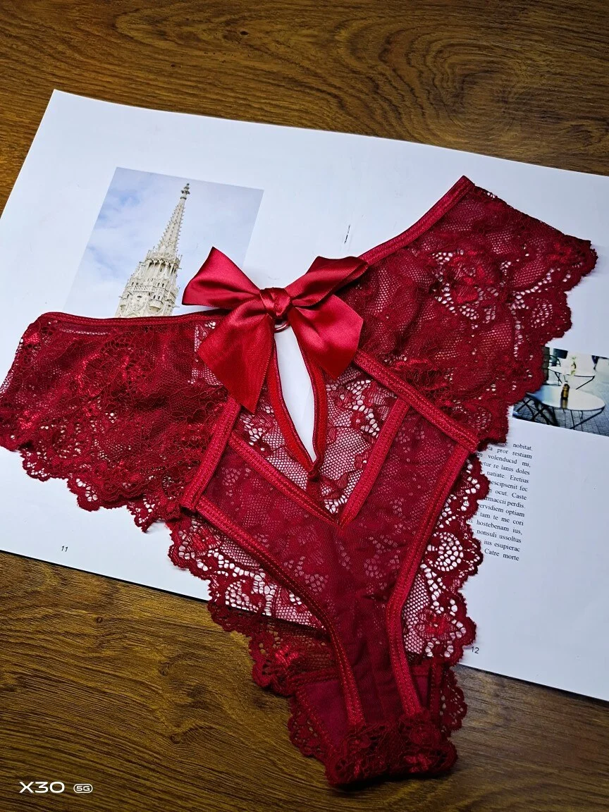 S-XL Plus Size Underwear Women Sexy Panties Briefs Lace Transparent Thongs Knicker For Sex Lingerie Nightwear