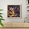Dragon Reading A Book-11CT Stamped Cross Stitch 40*40cm/15.75*15.75in