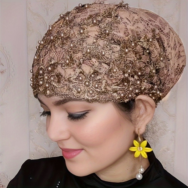 Luxurious Stretchable Floral Turban Head Wrap - Soft, Lightweight, Breathable, Comfortable Headwear for Women - Perfect for Travel, Ramadan, Chemo, Fashion Accessory All Season