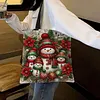 Christmas Snowman-11CT DIY Stamped Cross Stitch Shopping Bag 40*40cm tapestrymarket