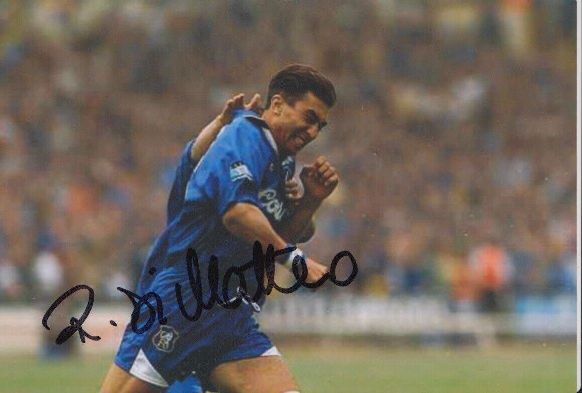 ROBERTO DI MATTEO HAND SIGNED 6X4 Photo Poster painting CHELSEA FOOTBALL AUTOGRAPH 5