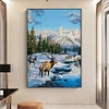 Diamond Painting-DIY Full Round Drill Deer（50*70cm）