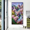 Rose Manor 5D Diamond Painting Rhinestone Full Round Drill for Room Decoration