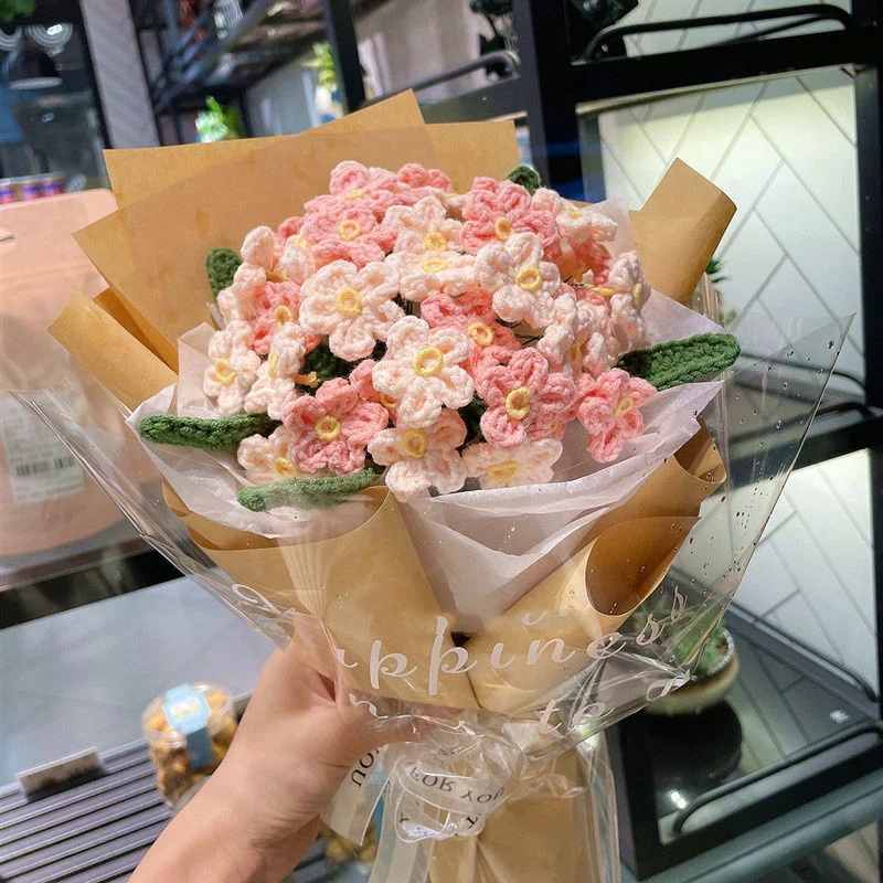 Handmade Forget-Me-Not Flower Bouquet